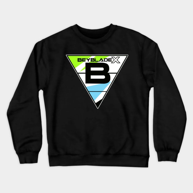 Beyblade X Logo Crewneck Sweatshirt by kaizokuGhost